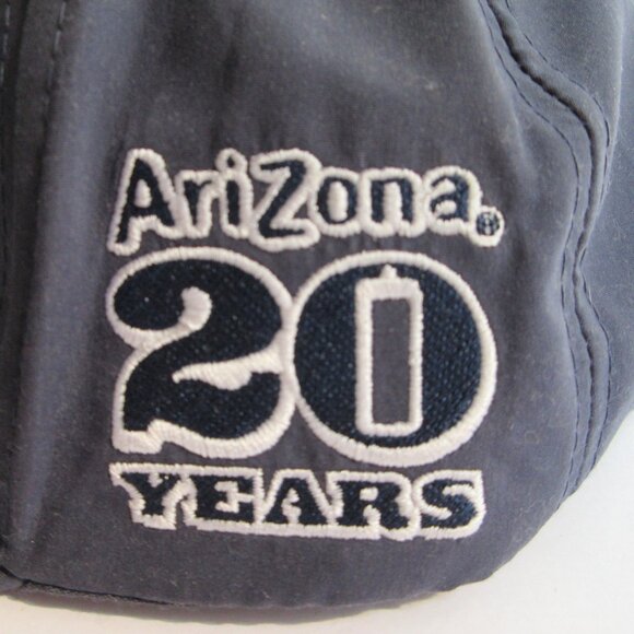 AriZona Iced Tea 20th Anniversary Hat Embroidered Logo Blue Snapback Unisex Cap - Picture 7 of 16